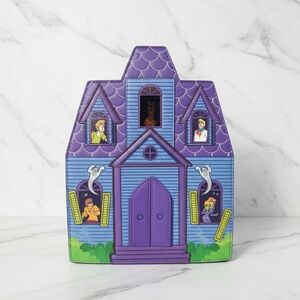 Loungefly Scooby Doo Purple and Blue Haunted House Backpack